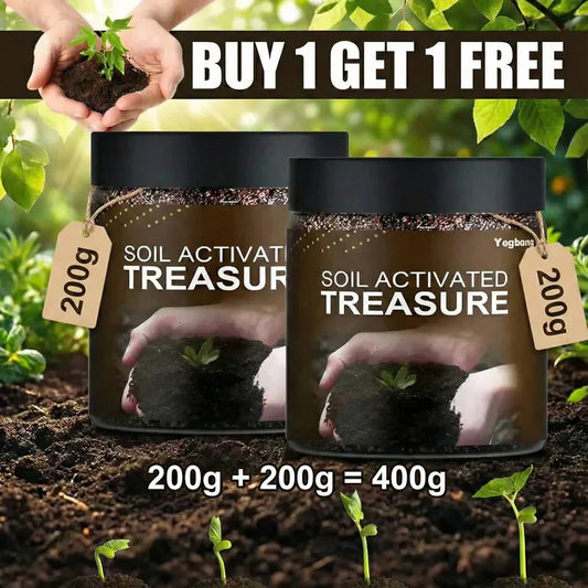 Soil Activated Treasure Premium Soil Activator 200gram (Pack of 2)