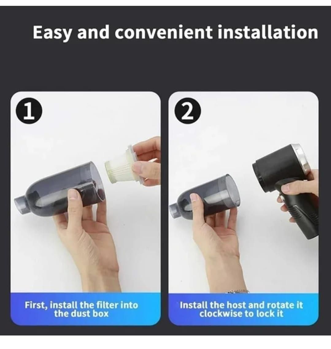 3-in-1 Air Duster & Vacuum Cleaner – Wireless & Powerful